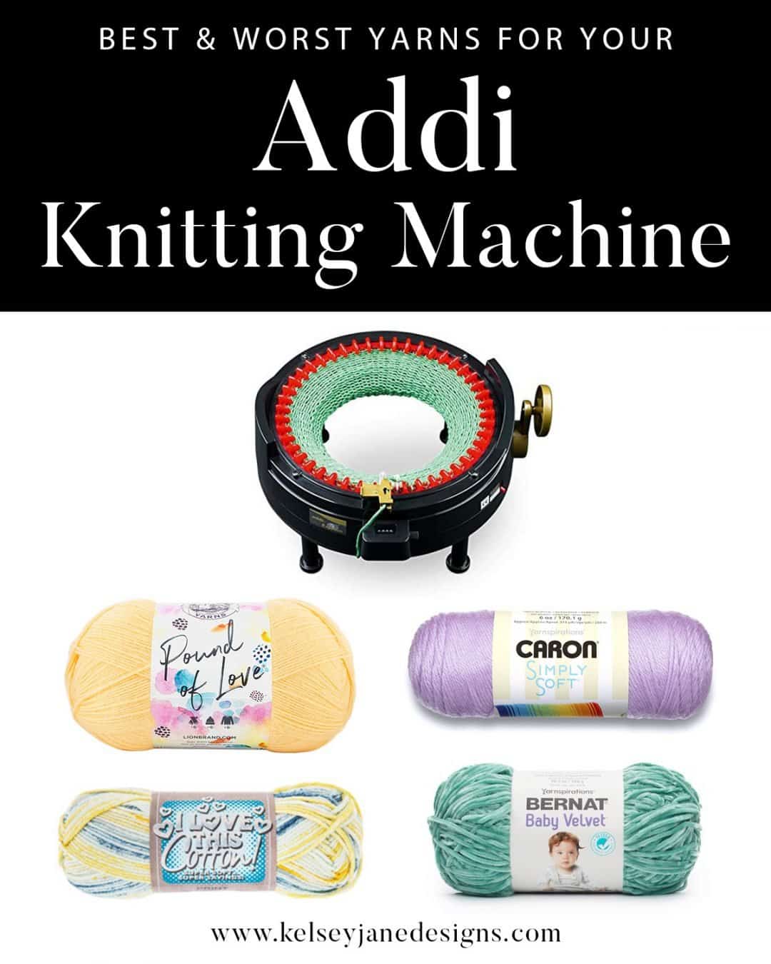 The Best and Worst Yarns for your Addi or Sentro Knitting Machines