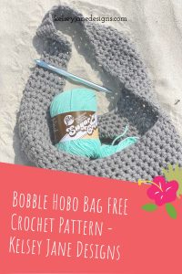 Bobble Hobo Crochet Bag FREE Pattern. Using 2 strands of Lily Sugar n' Cream at once. You'll have this perfect summer bag done in no time and ready for your next adventure!