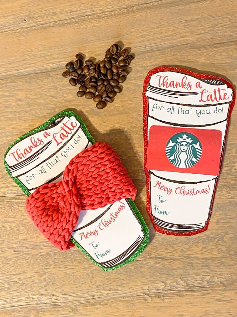 Looking for a last minute gift card holder? Well here it is! Perfect way to gift a Starbucks, Dunkin, or your favorite local coffee shop, gift card. Free to download and easy to print yourself, no cricut needed!