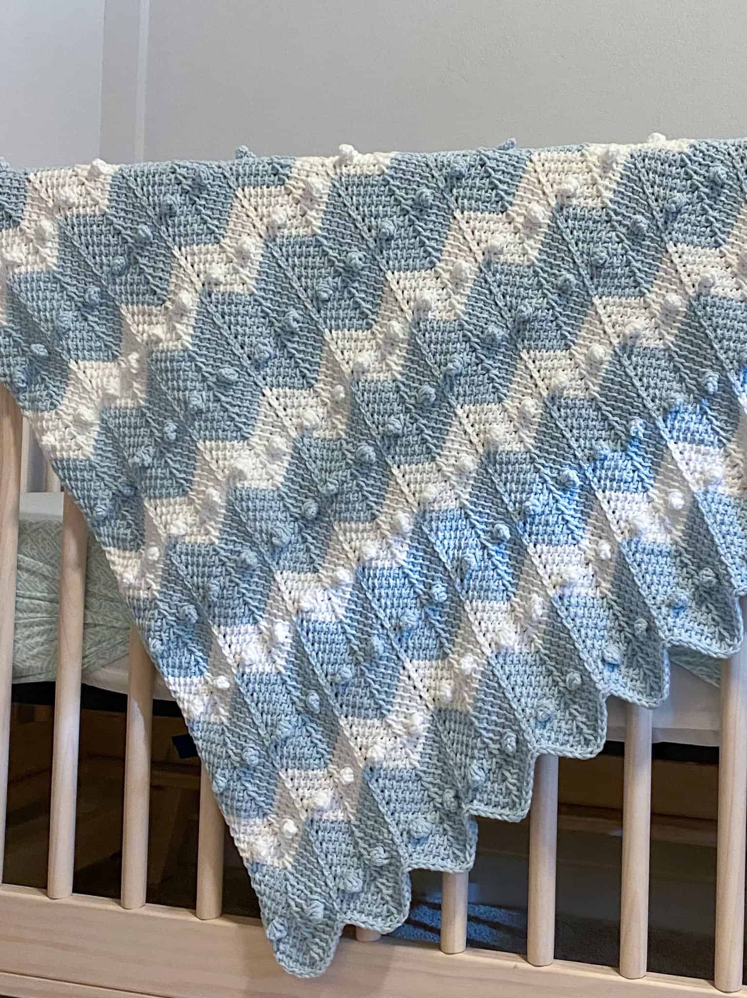 Bernat Crochet Bar Stitch Blanket Pattern