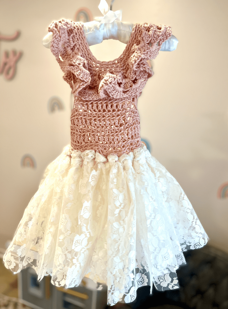 How to crochet a tutu princess dress video tutorial