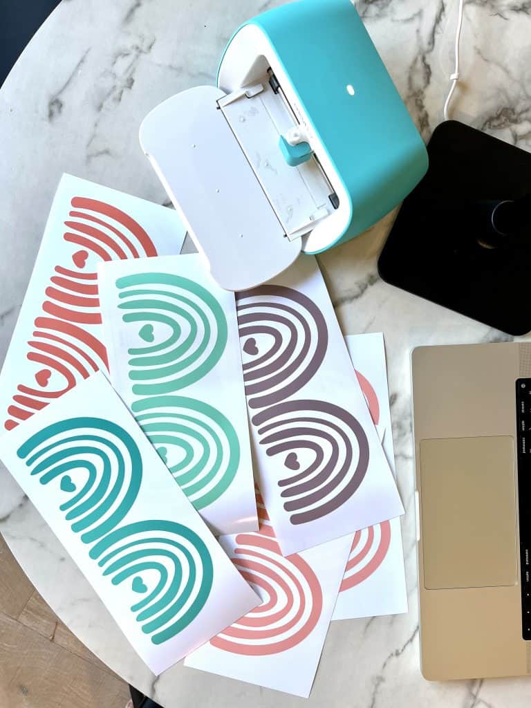 2 Easy Ways to Make Custom Stickers with Cricut Joy - The Homes I